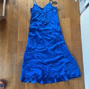 Hatch Ricky Slip Dress in blue